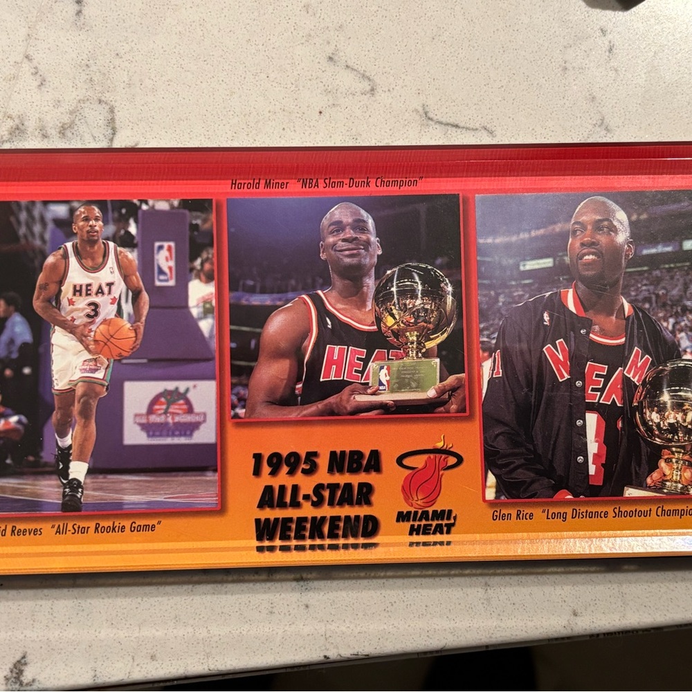1995 NBA All-Star Weekend Plaque